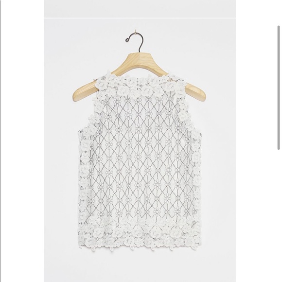 ANTHROPOLOGIE: Crochet Lace Tank - Picture 2 of 6